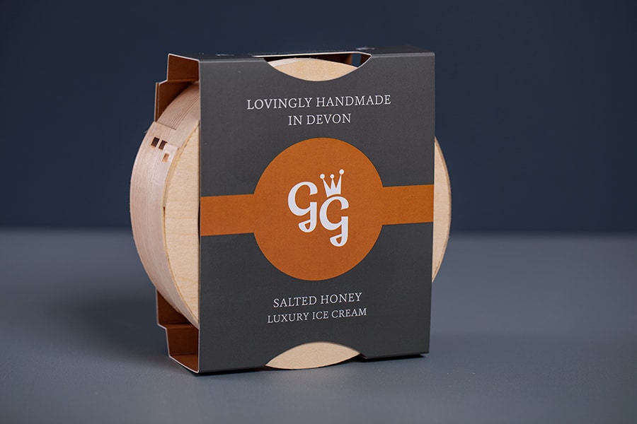 Granny Gothards ice cream tub packaging