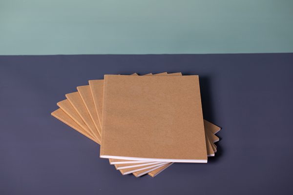 YOGI perfect bound books with uncoated kraft brown covers