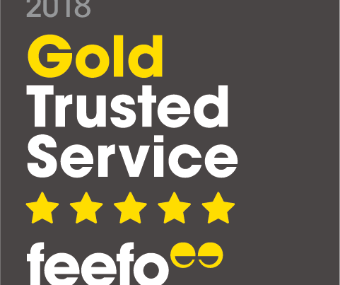 Feefo Gold trusted service for printing 2018