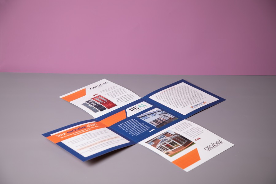 Peel and reveal brochures and leaflets