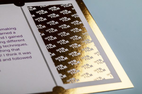 IntoFilm Golden Tickets with Digital Gold Printing