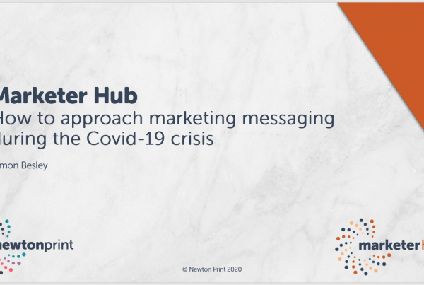 Marketer Hub Messaging Webinar