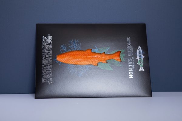 Juniper and Bay Luxury Smoked Salmon Packaging Printing with Newton Print