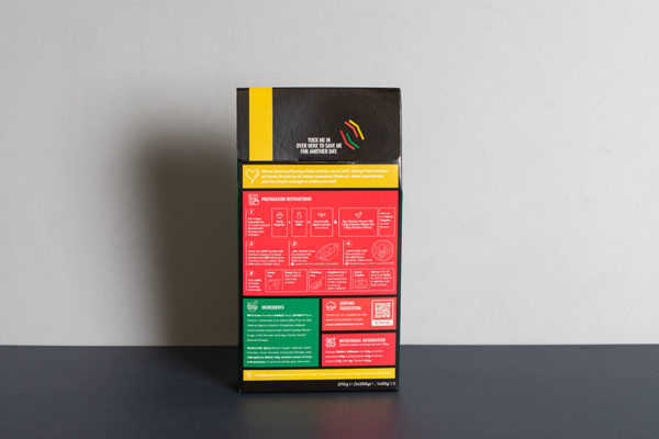 Custom Packaging for Bird Dust Fried Chicken Meal Kits by Newton Print