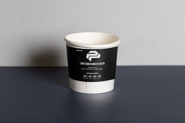 Katsu curry pot printed sleeves for food packaging - Newton Print
