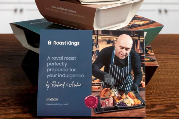Roast Kings Ready Meals Packaging Sleeves - Restaurant Food Delivery Packaging