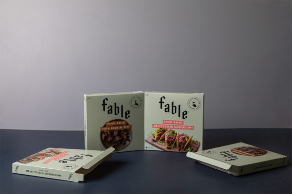 Fable Foods tuck end carton packaging 3