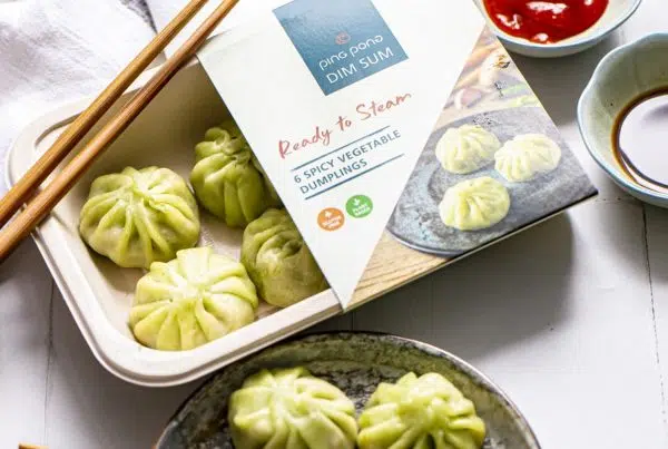 Ping Pong Dim Sum Dumplings Bespoke Packaging for restaurant food delivery