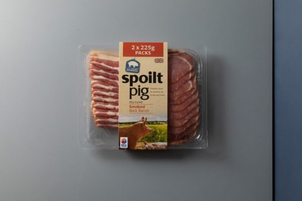 Spoilt Pig Cardboard Food Sleeve Packaging Printing with Newton Print