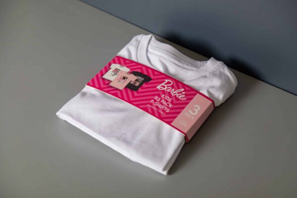 Custom Printed T Shirt Packaging Wrap with Newton Print