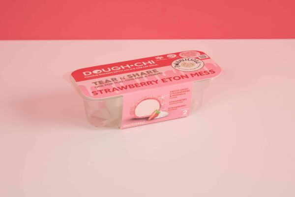 Dough-Chi dessert tray sleeve for bespoke food packaging UK