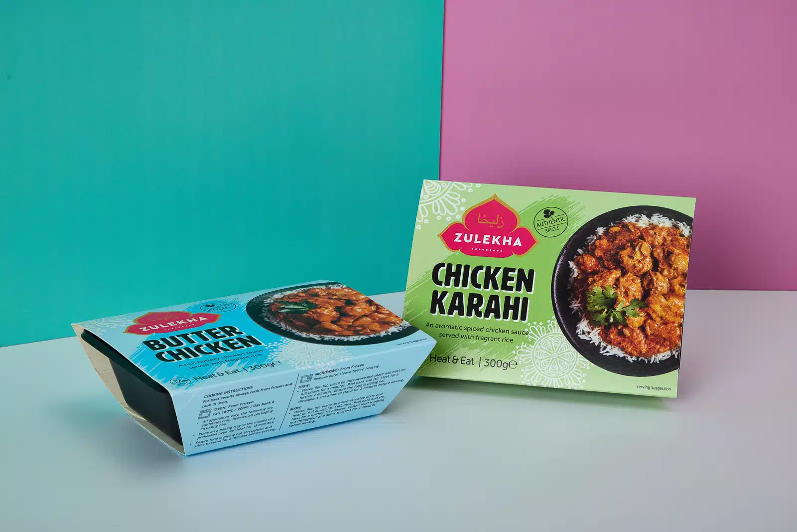 Promotional skillet box and food packaging with Newton Print